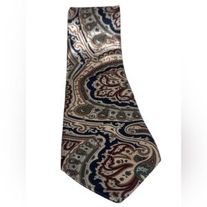 VTG CABRALLI Collection Paisley Extra Long Wide Men's Tie - 70s or 80s